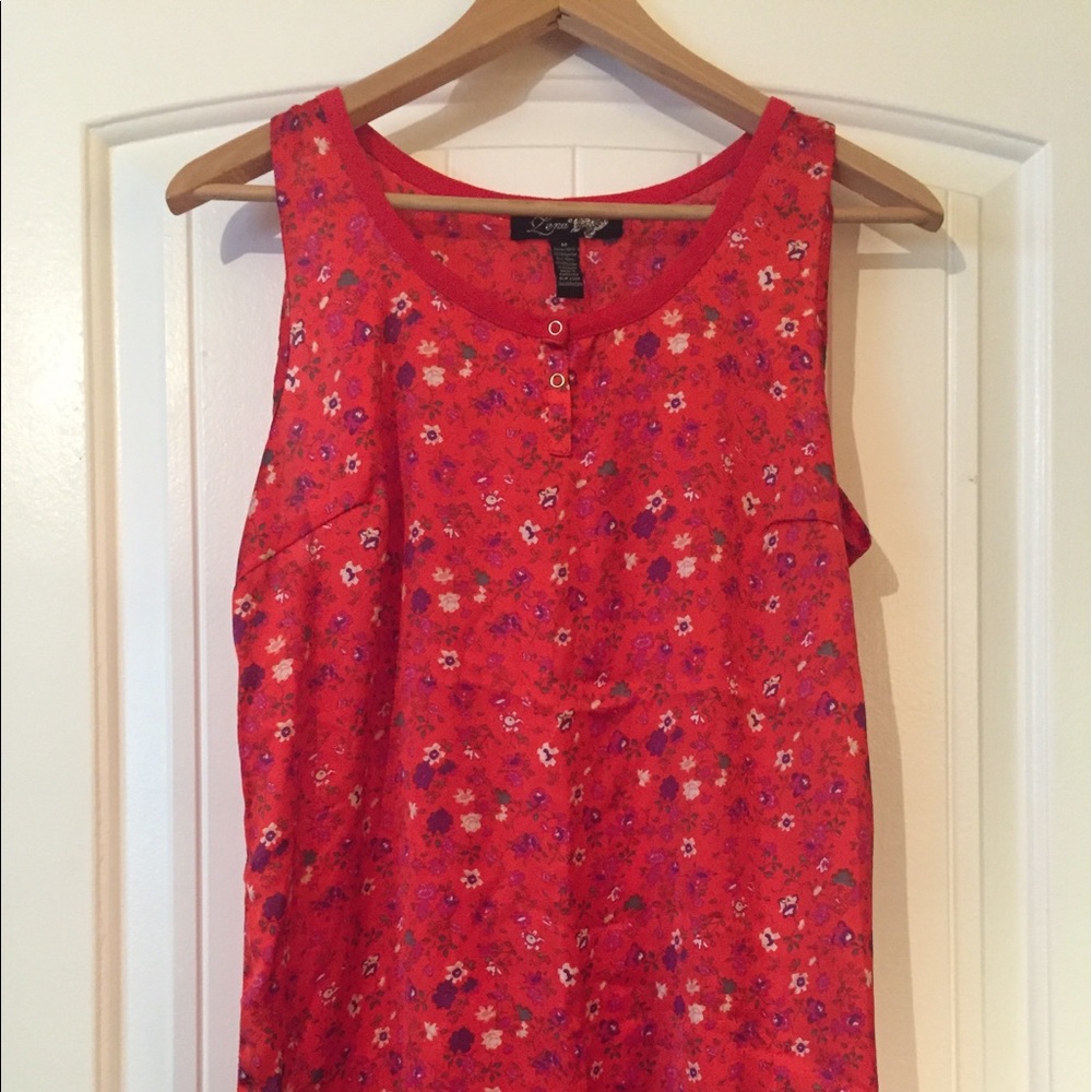 Nordstrom Zena Floral Chintz Sleeveless Tank Top